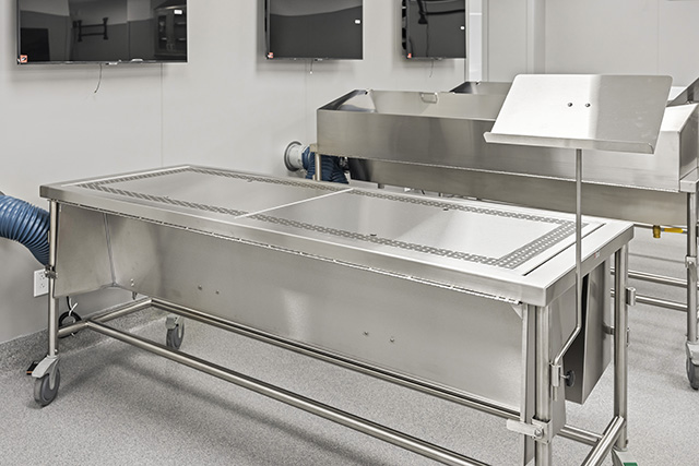 The new, state-of-the-art, anatomy laboratory