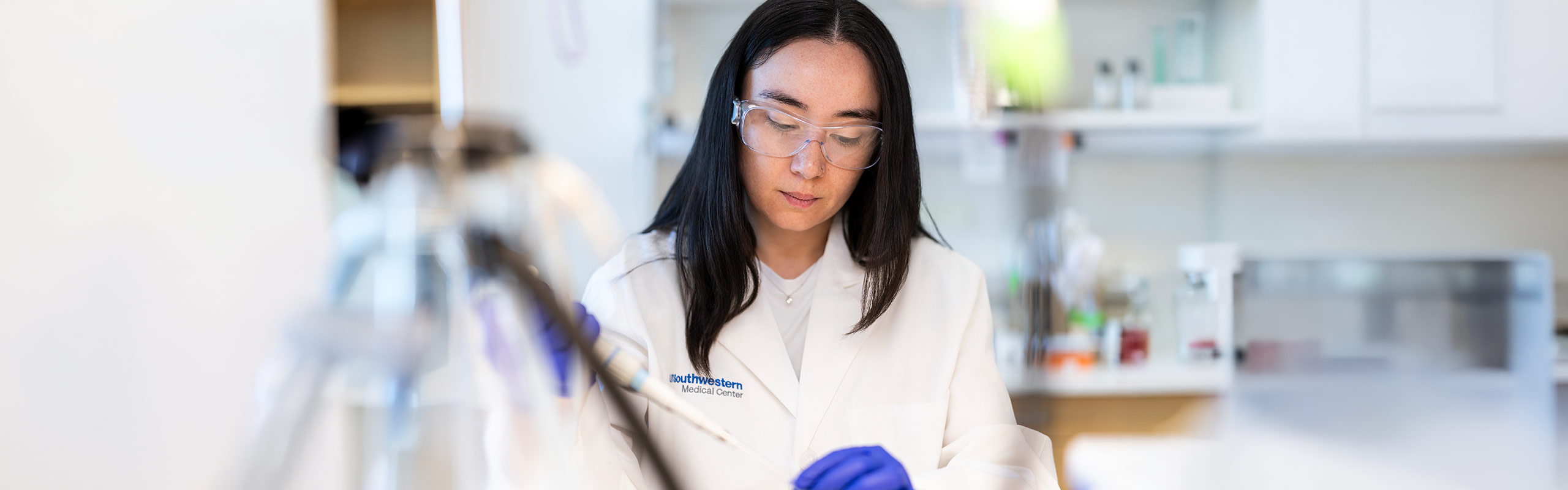 Researcher in the lab
