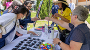 The EquallyAble Alliance BRG’s table games offer fun prizes.