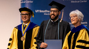 Eyad Alrabbat, M.P.H., receives the Hoffman Endowment Scholarship.