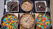 Mouthwatering toppings at the ice cream social