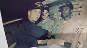 Nicholas Smith (far right), Steam Engineer Unlimited Horsepower (license), Power Plant Operator II, Facilities Management. Navy (1998)