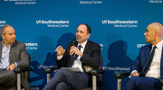 Dr. Girod, center, highlights how individual strengths and distinct perspectives can join together for a shared purpose in healthcare. “We are all unique and come from different backgrounds but work toward one mission of taking care of patients, uniting for the common good of helping others’ well-being,” he said.