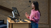 Apsaline Douglas, a graduate student in the lab of Yingxi Lin, Ph.D., Professor of Psychiatry, Neuroscience, and in the Peter O’Donnell Jr. Brain Institute, speaks about her background, her research into memory development, and the reason she chose to pursue a career in science.