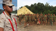 Rio Castillo, Safety Specialist, Office of Safety and Business Continuity. Marine Corps (2014 and 2013, in group photo, pictured center in cap)