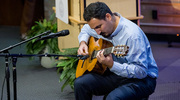 Peruvian American guitarist Pepe Valdez performs music drawing on the rhythms, melodies, and traditions of Latin America.