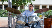 A band keeps the Pinnacle Awards reception crowd entertained.