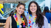 Attendees are all smiles for an afternoon filled with connection, fun, and community.