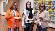 Employees were all smiles as they enjoyed the event’s lunch reception.