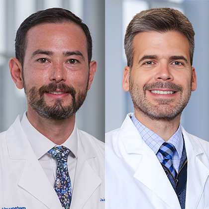 Headshots of Almondoz and Williams