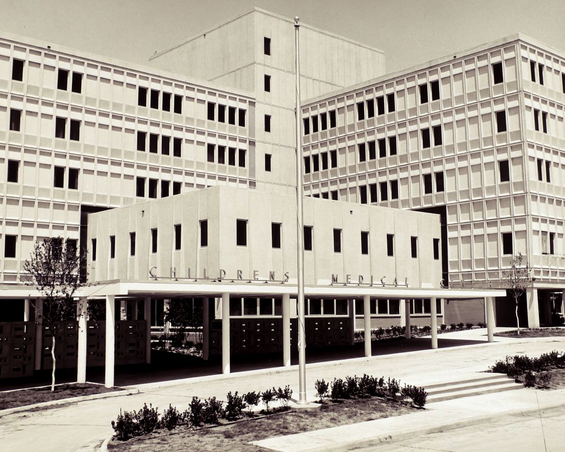 black and white hisorical image of Children's Medical Center