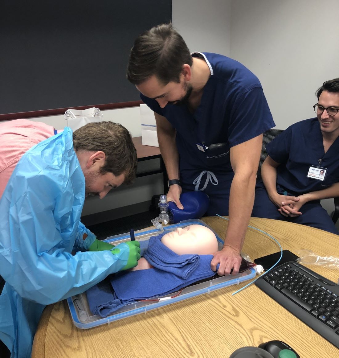 Dr. Lucas Richardson demonstrating