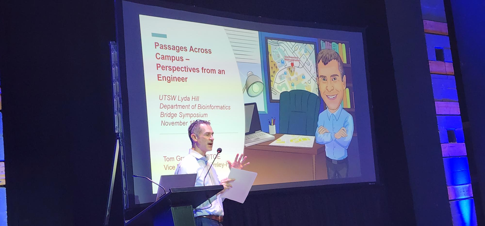 Our invited guest speaker, Tom Grant, VP at Kimley-Horn