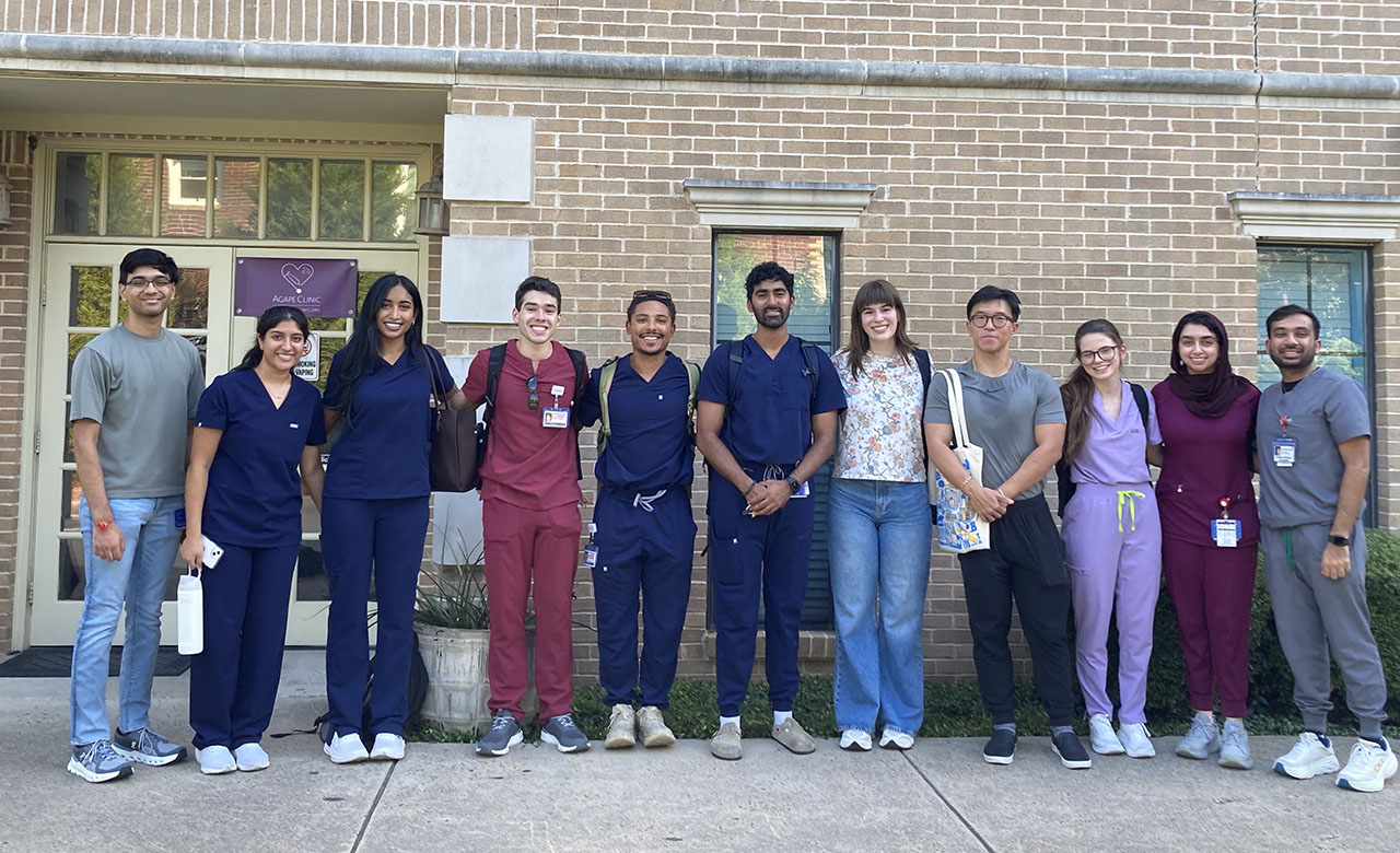 Group of student volunteers