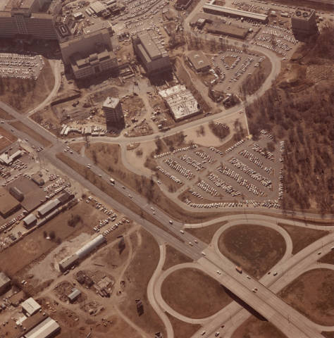 Aerial View of UT&nbsp;Southwestern Campus, 1972