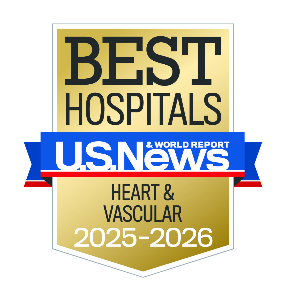 U.S. News 2026-27 Nationally Ranked in Cardiology and Vascular
