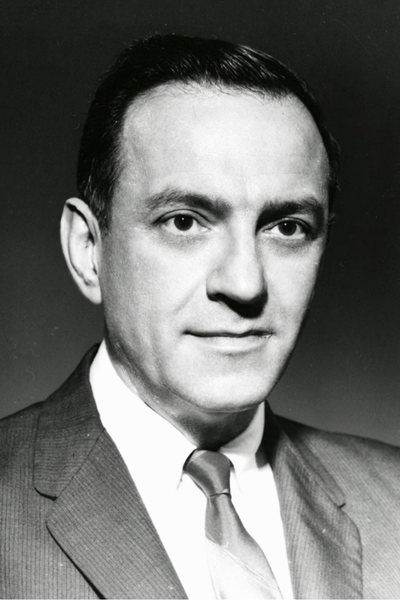 black and white portrait of Dr. Morris Ziff