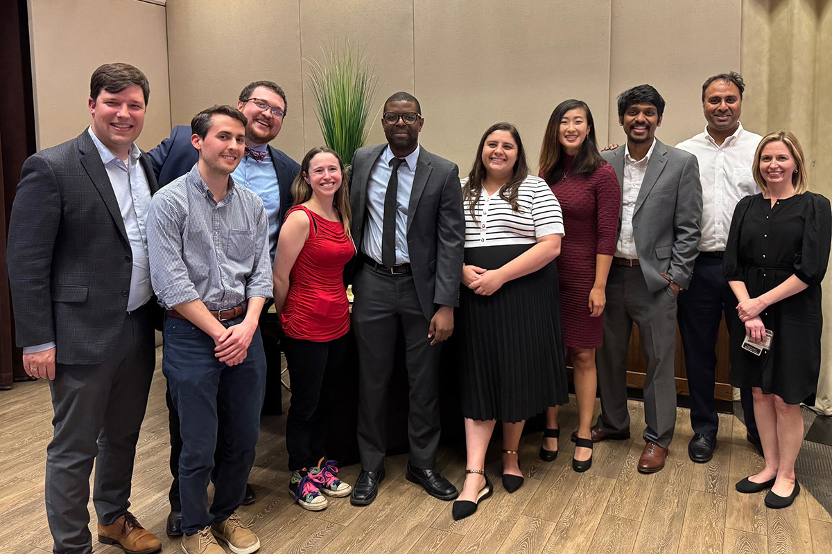 Graduating ID Fellows in a group