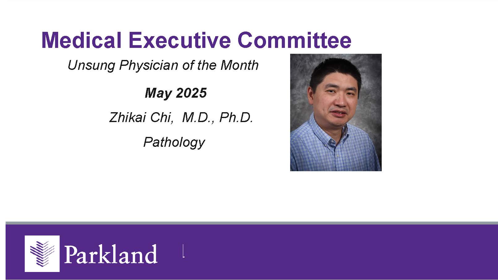 Dr. Zhikai Chi