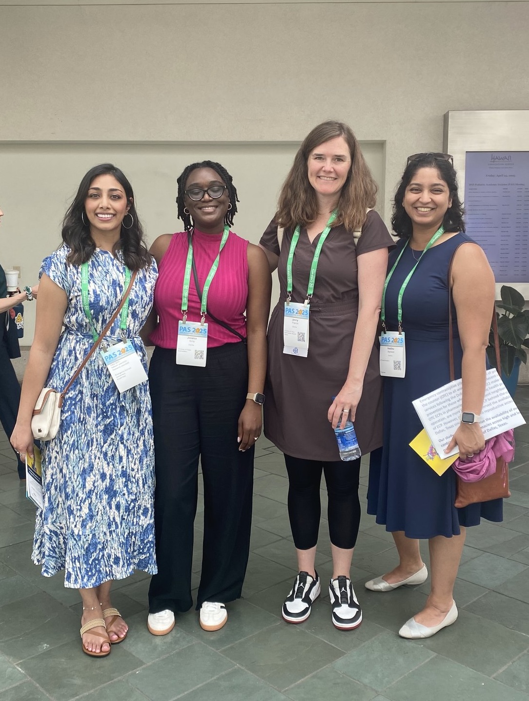 Adolescent Medicine Current Fellows at a research event