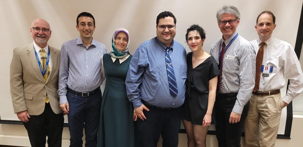 Pediatric Infectious Disease Fellowship group photo at a conference
