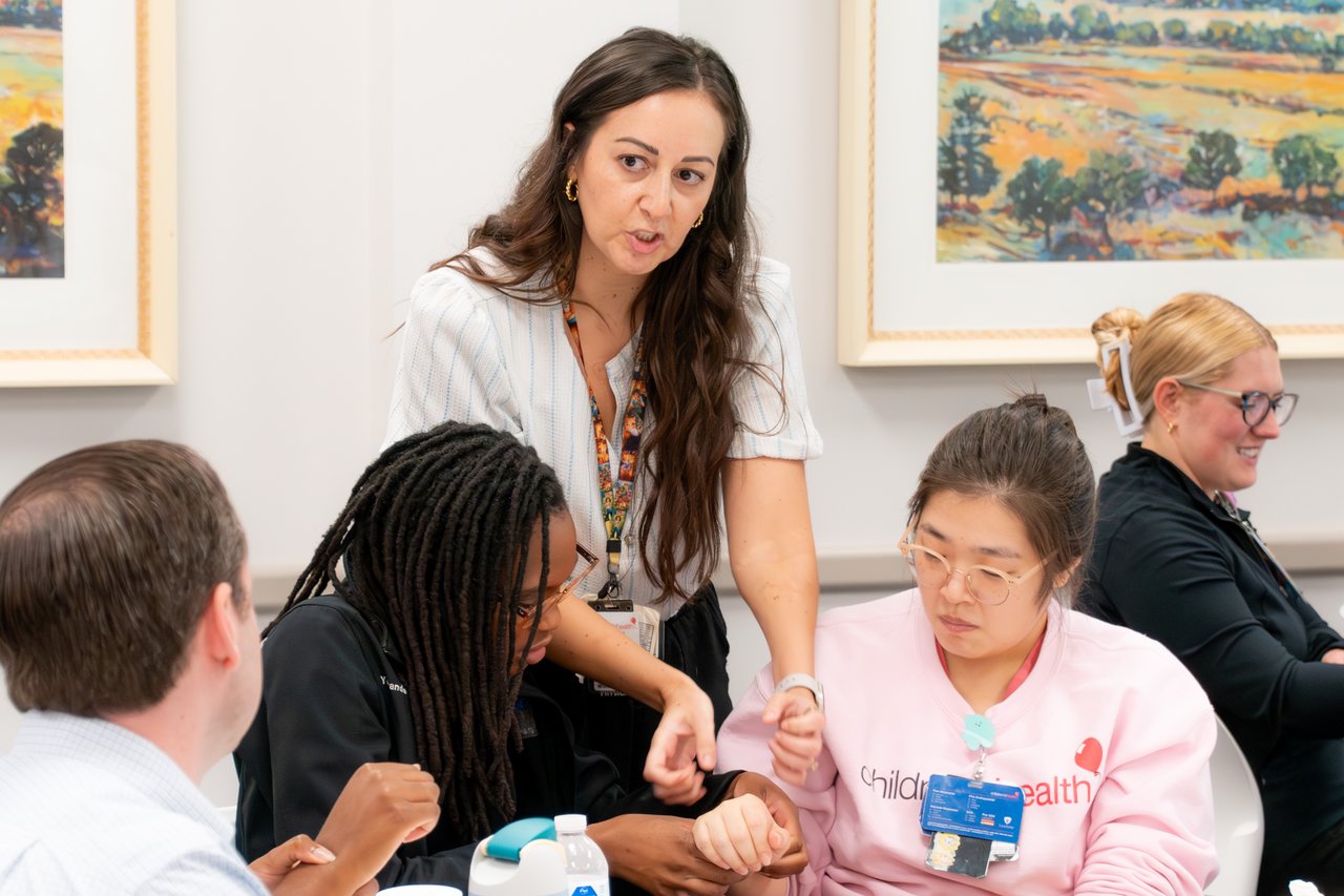 Dr. Ciaglia with medical students