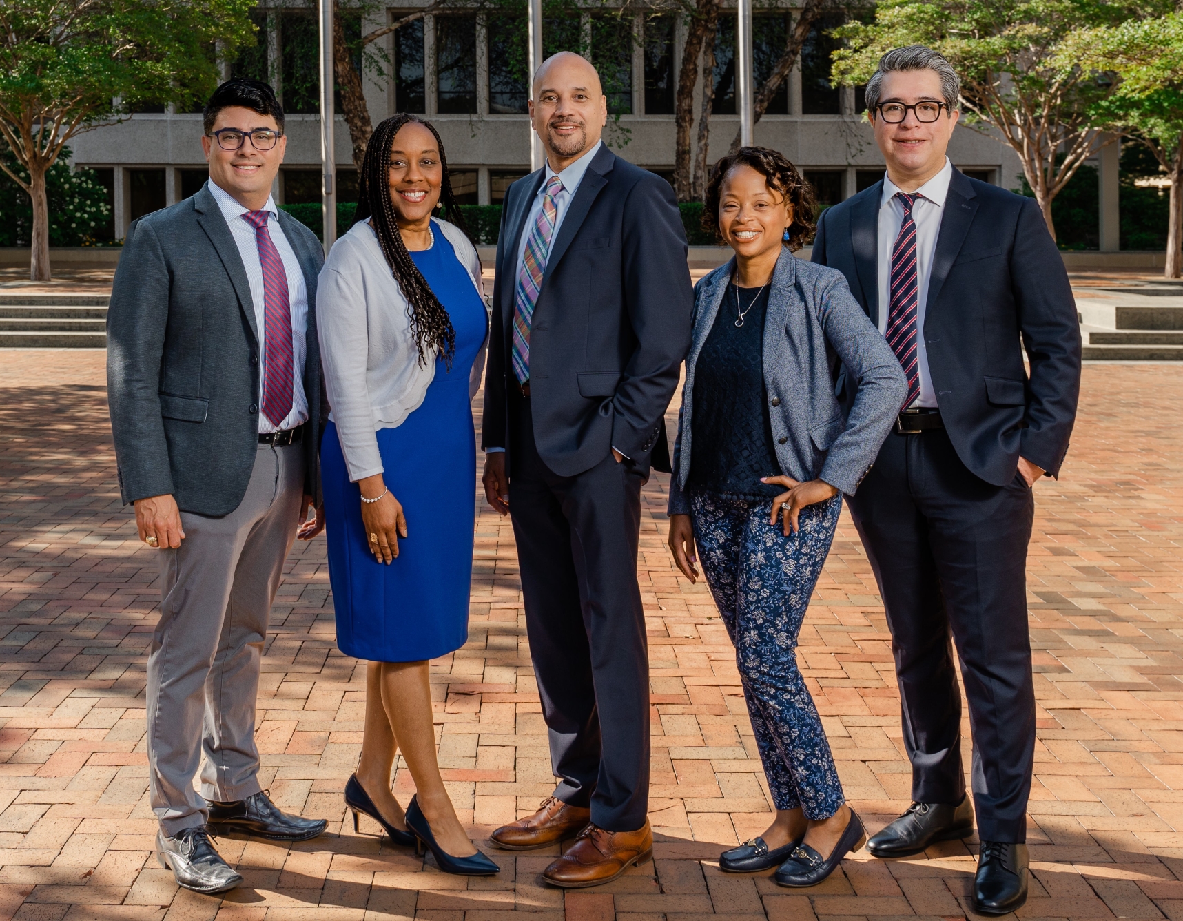 from left to right: Arnaldo Diaz Vazquez, Carolyn Bradley-Guidry, Norberto Rodriguez-Baez, Kehinde Odedosu, and Miguel &Aacute;ngel Cano