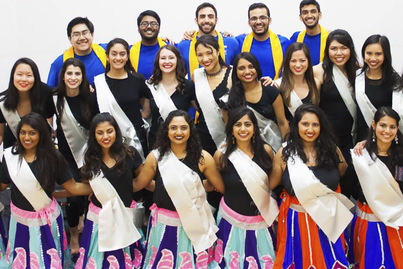 A group of dancers.