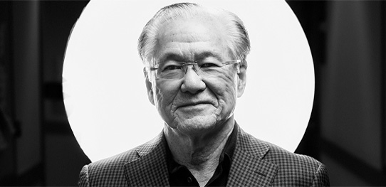 Dr. Takahashi taking a photo