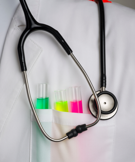 A close-up photo of a stethoscope