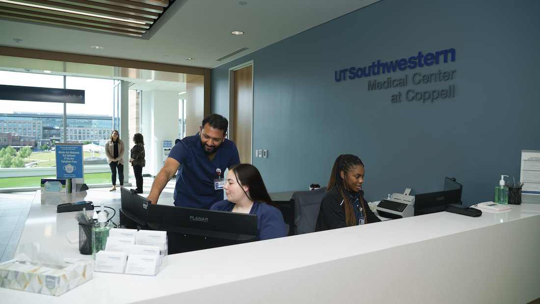 UT&nbsp;Southwestern Medical Center at Coppell offers primary care visits ranging from management of chronic health issues to women's health exams. 