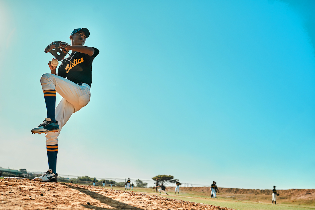 >Injuries to the ulnar collateral ligament in the elbow can result from microtraumas caused by the repetitive motion of pitching.