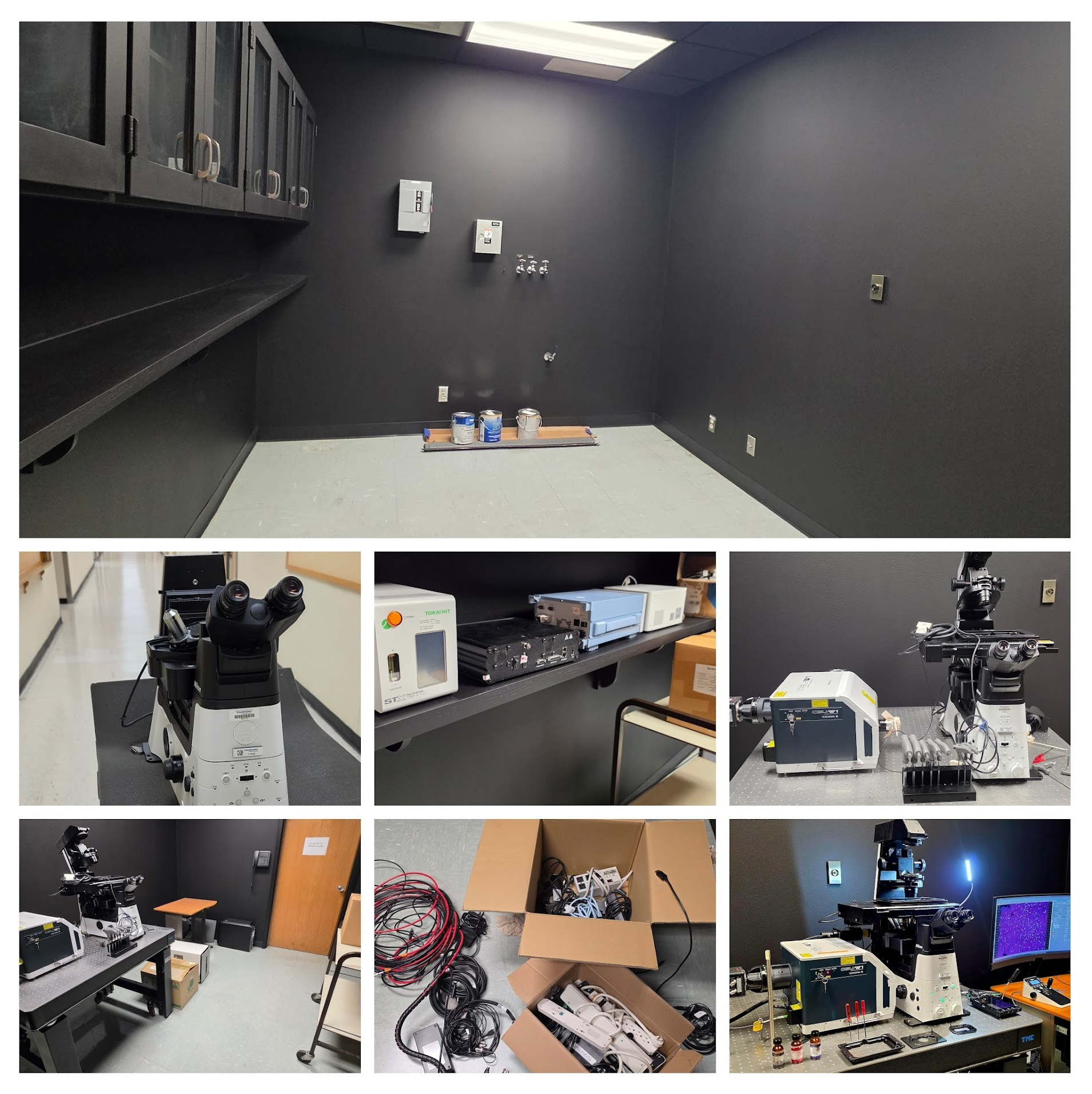 Nikon CSU-W1 dual-camera spinning-disk confocal in its new location