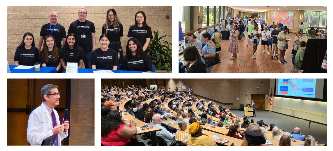 collage of the events during the Distinguished Awards presentaion